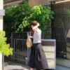 純棉鬆緊綁帶壓褶傘裙