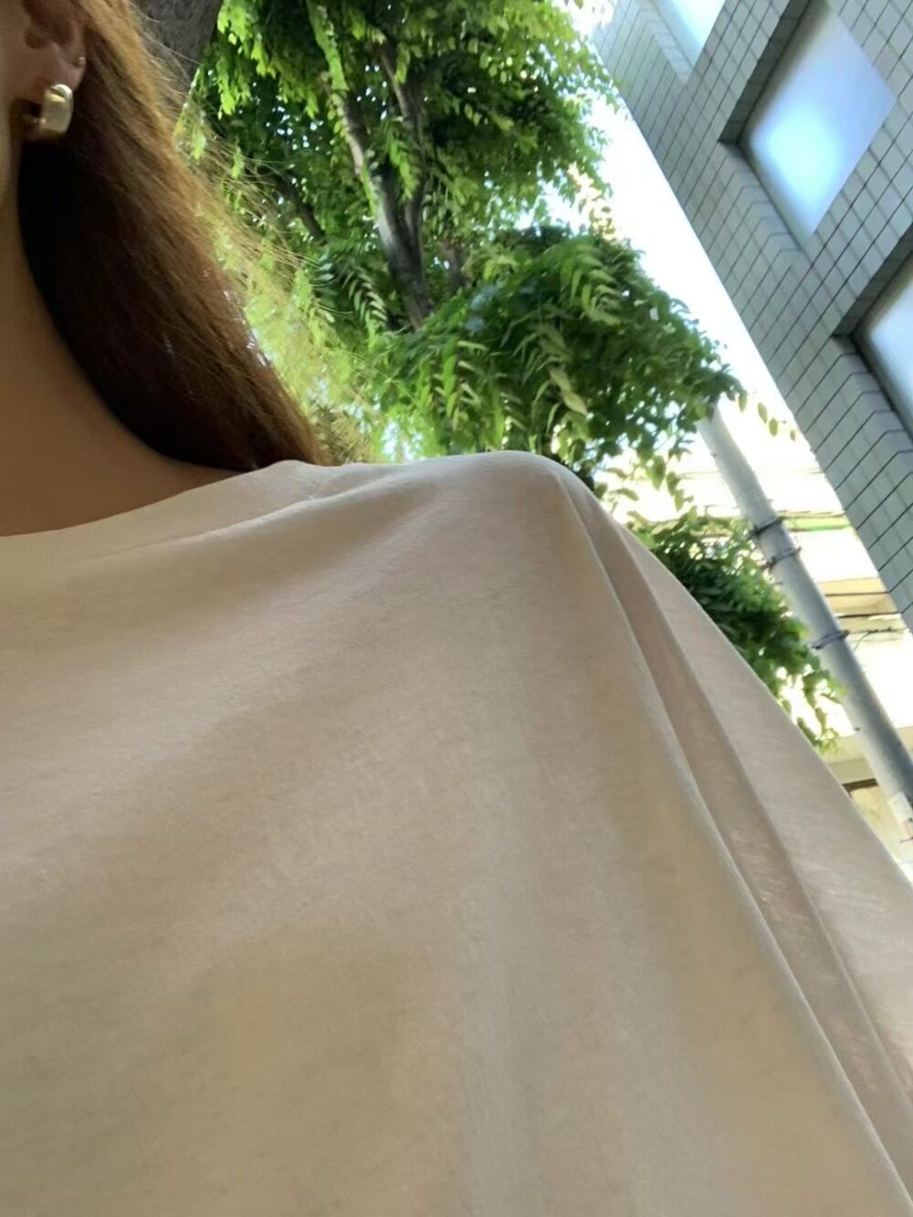 舒服薄料棉天絲長袖上衣