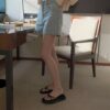 純棉修身牛仔短褲