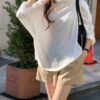 舒服薄料棉天絲長袖上衣