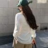 舒服薄料棉天絲長袖上衣
