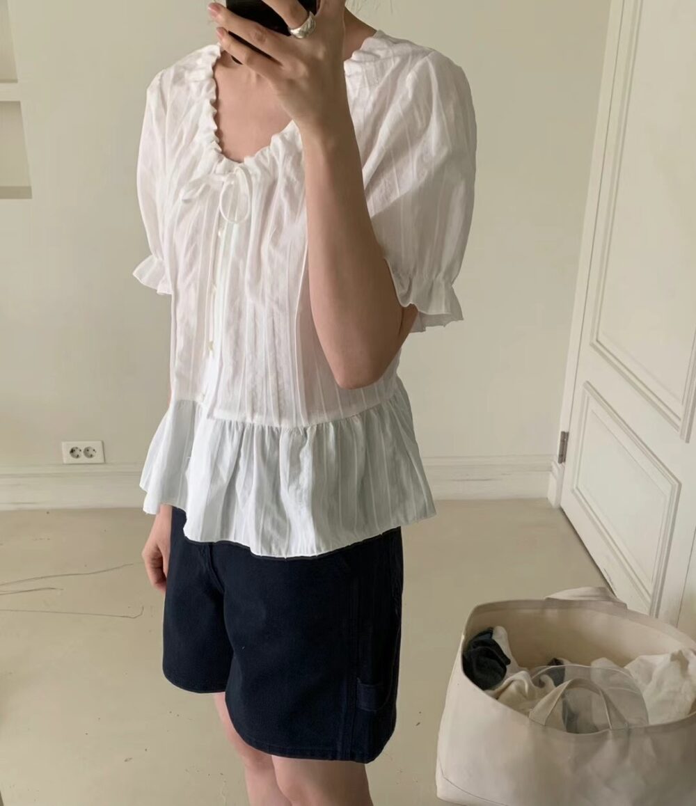 百搭休閒口袋牛仔短褲