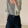 百搭休閒口袋牛仔短褲